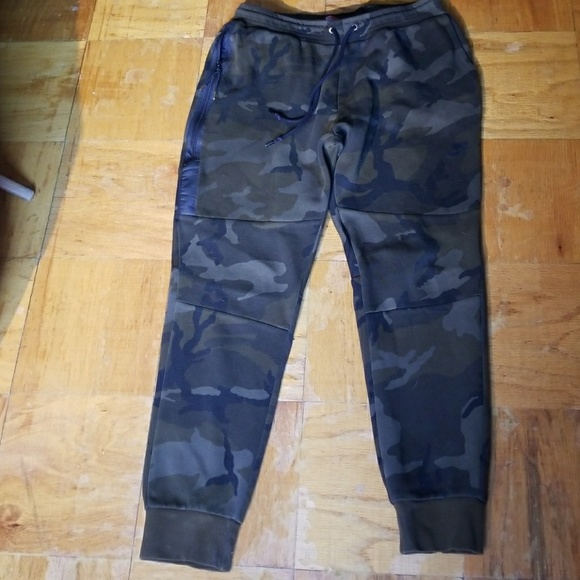 blue camo nike sweatpants